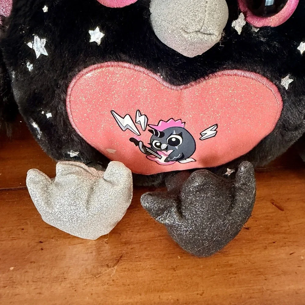 Zuru Rainbowcorns Raven Plush, Bat, Monstercorn, Halloween Surprise Soft Toy